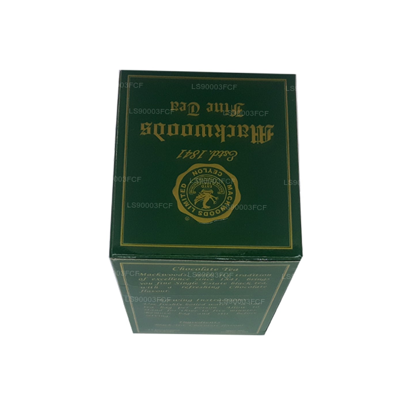 Mackwoods Single Estate Chocolate Flavoured Ceylon Black Tea (50g) 25 Tea Bags