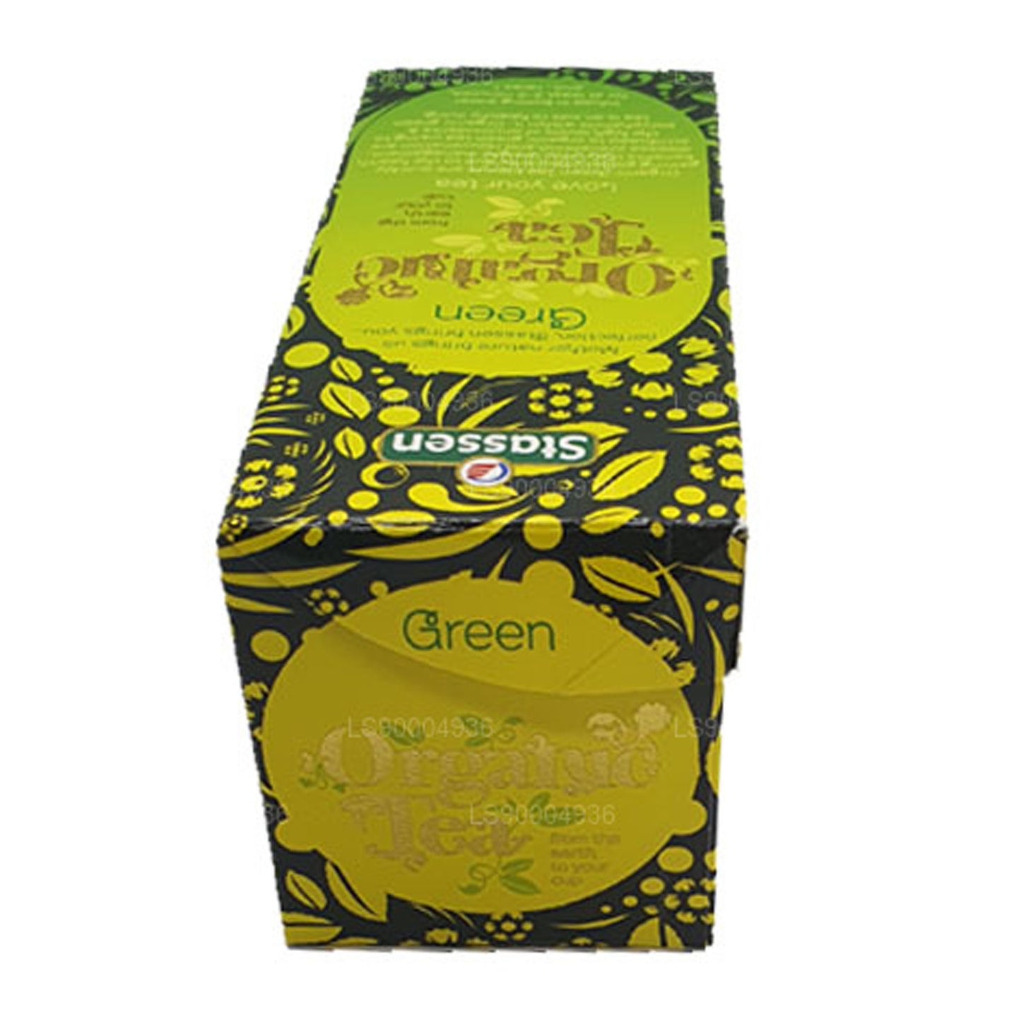 Stassen grönt ekologiskt te (50g) 25 tepåsar