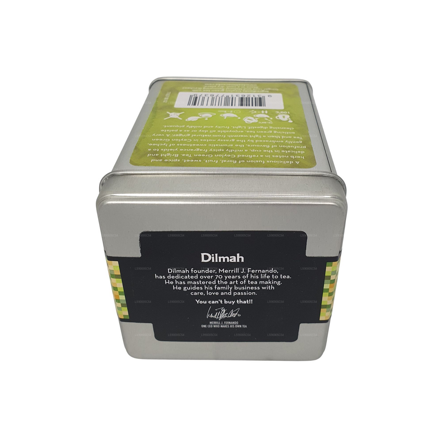 Dilmah t-Series Green Tea with Lychee and Ginger (75g)
