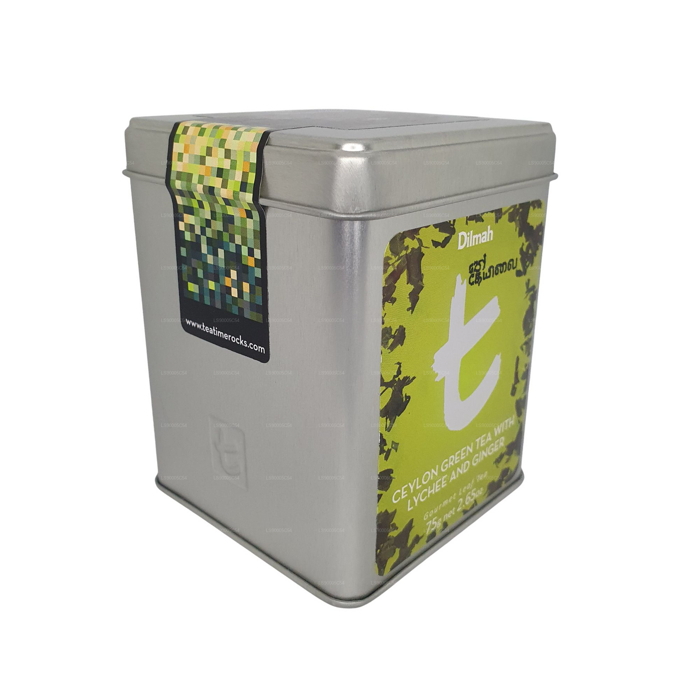 Dilmah t-Series Green Tea with Lychee and Ginger (75g)
