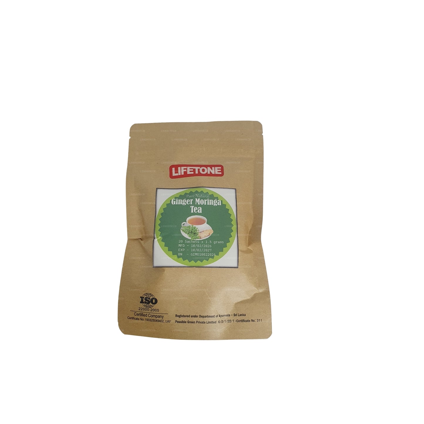 Lifetone Ginger Moringa Tea (30g)
