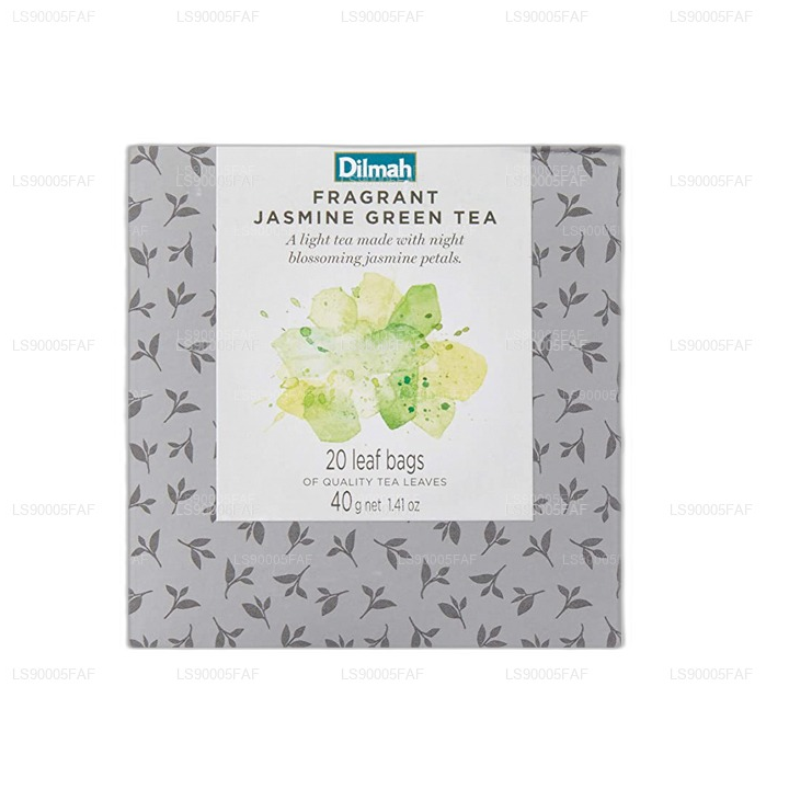 Dilmah Vivid Jasmine Green Tea Teabag Refill (40g) Box