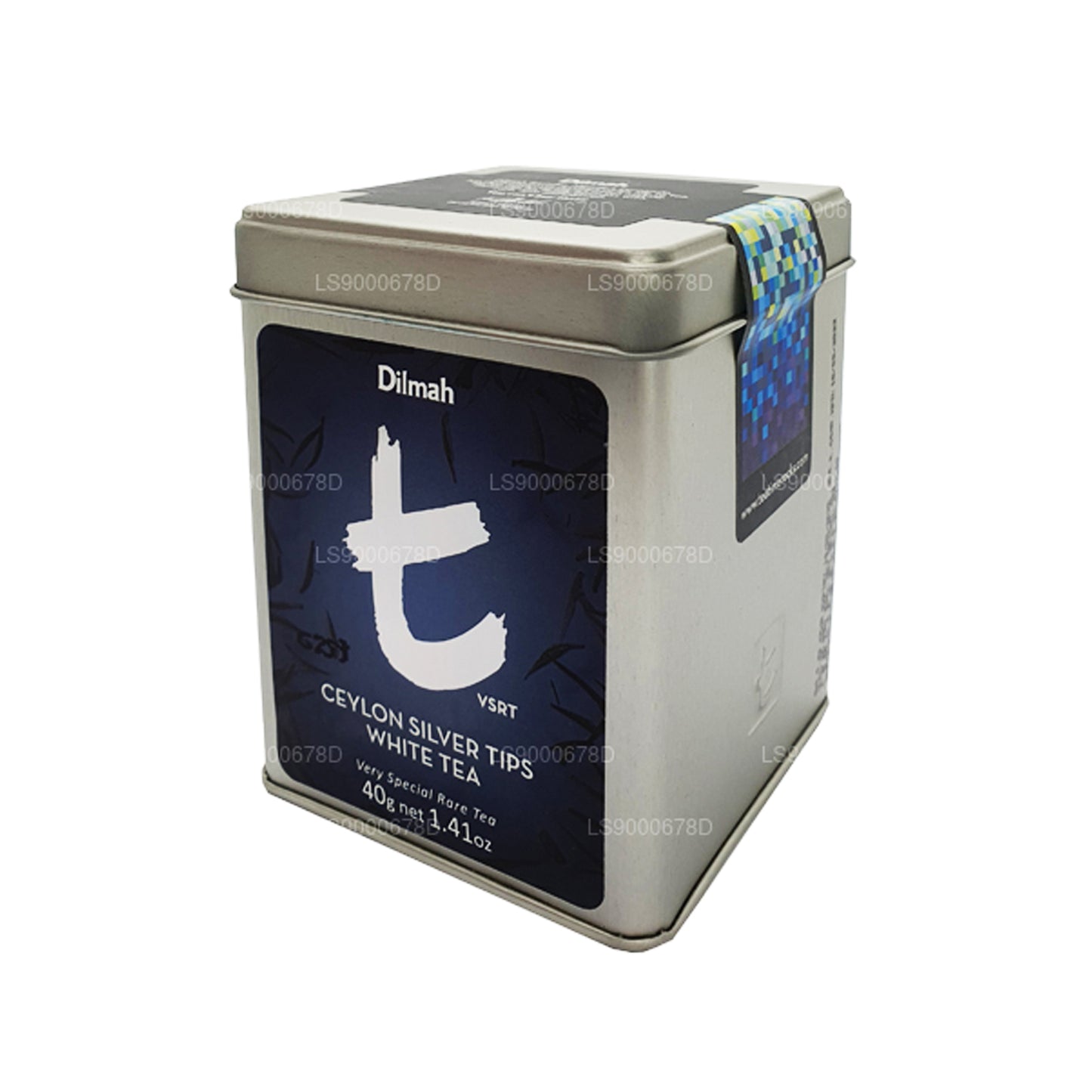 Dilmah Ceylon Silver Tips Vitt te (40g) Caddy Löst te