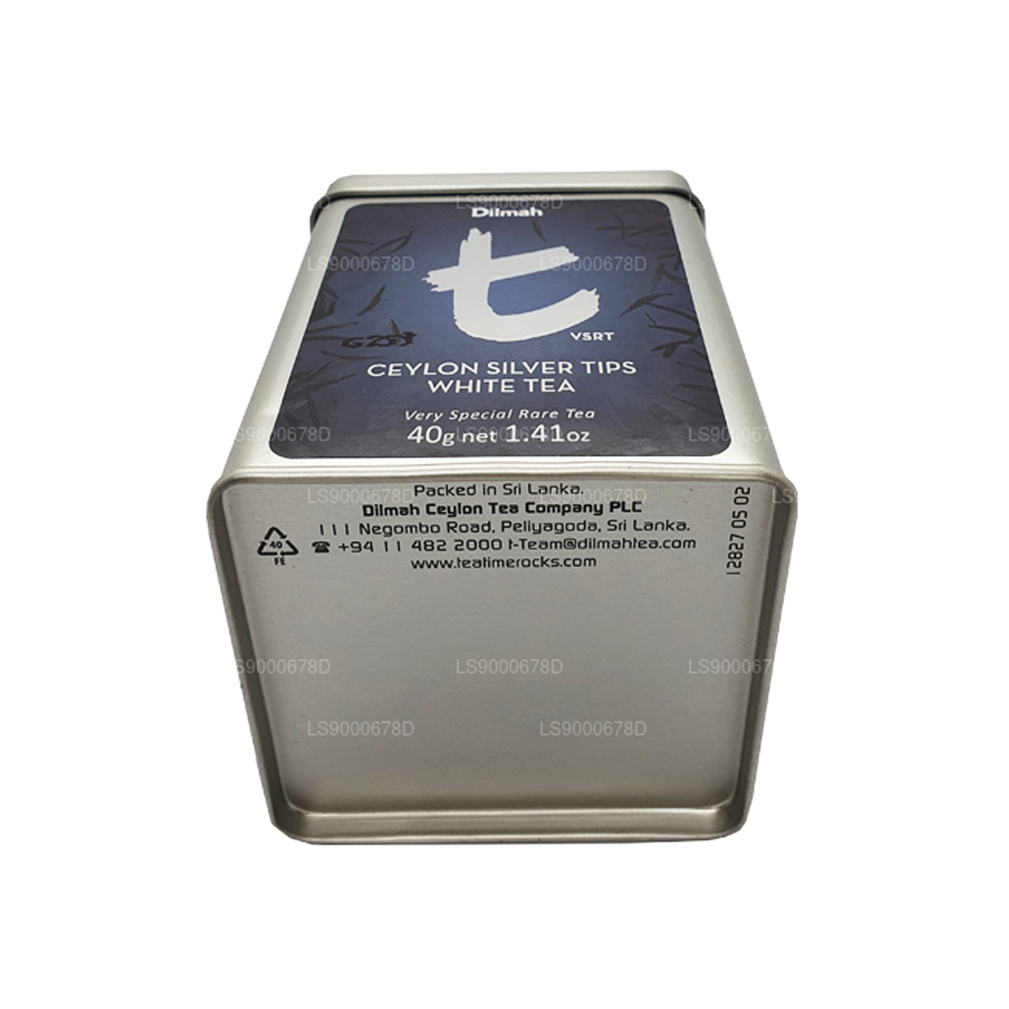 Dilmah Ceylon Silver Tips Vitt te (40g) Caddy Löst te