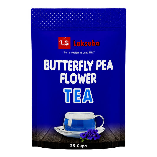 Laksuba Ceylon Butterfly Pea Flower Tea (16.25g) 25 Tea Bags