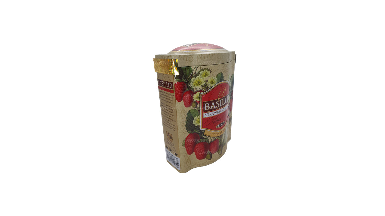 Basilur Magic Fruits - Contenitore in latta con fragole e kiwi, 100 g