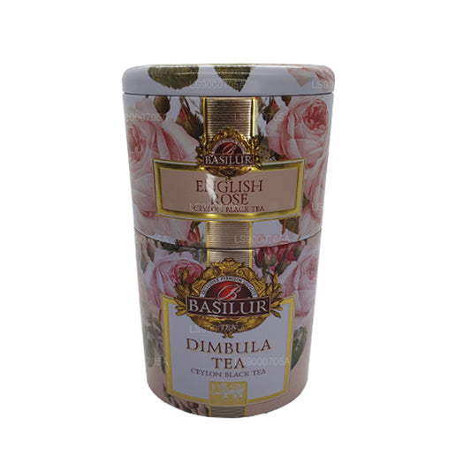 Basilur Fruits and Flowers “英国玫瑰” Dimbula (100g) caddy