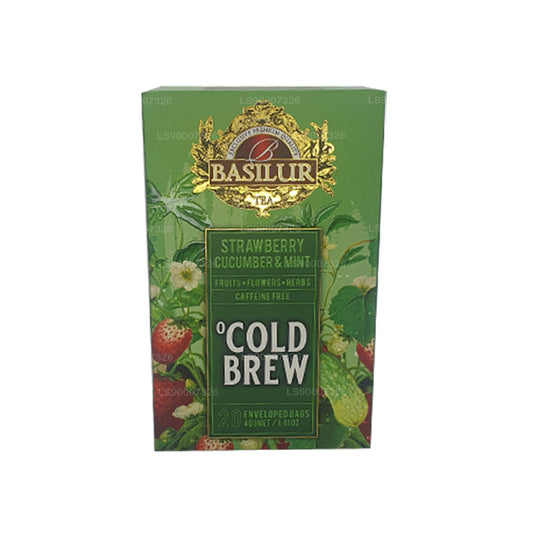 Basilur Cold Brew “草莓黄瓜和薄荷”（40 克）盒装