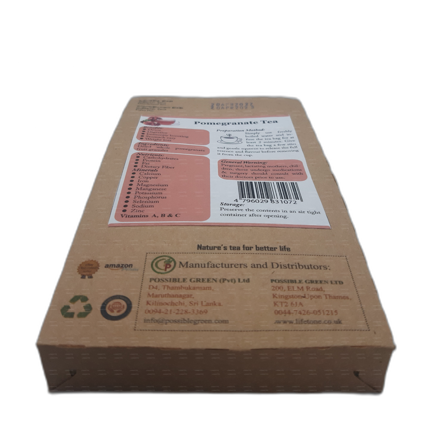 Lifetone Pomegranate Tea (40g)