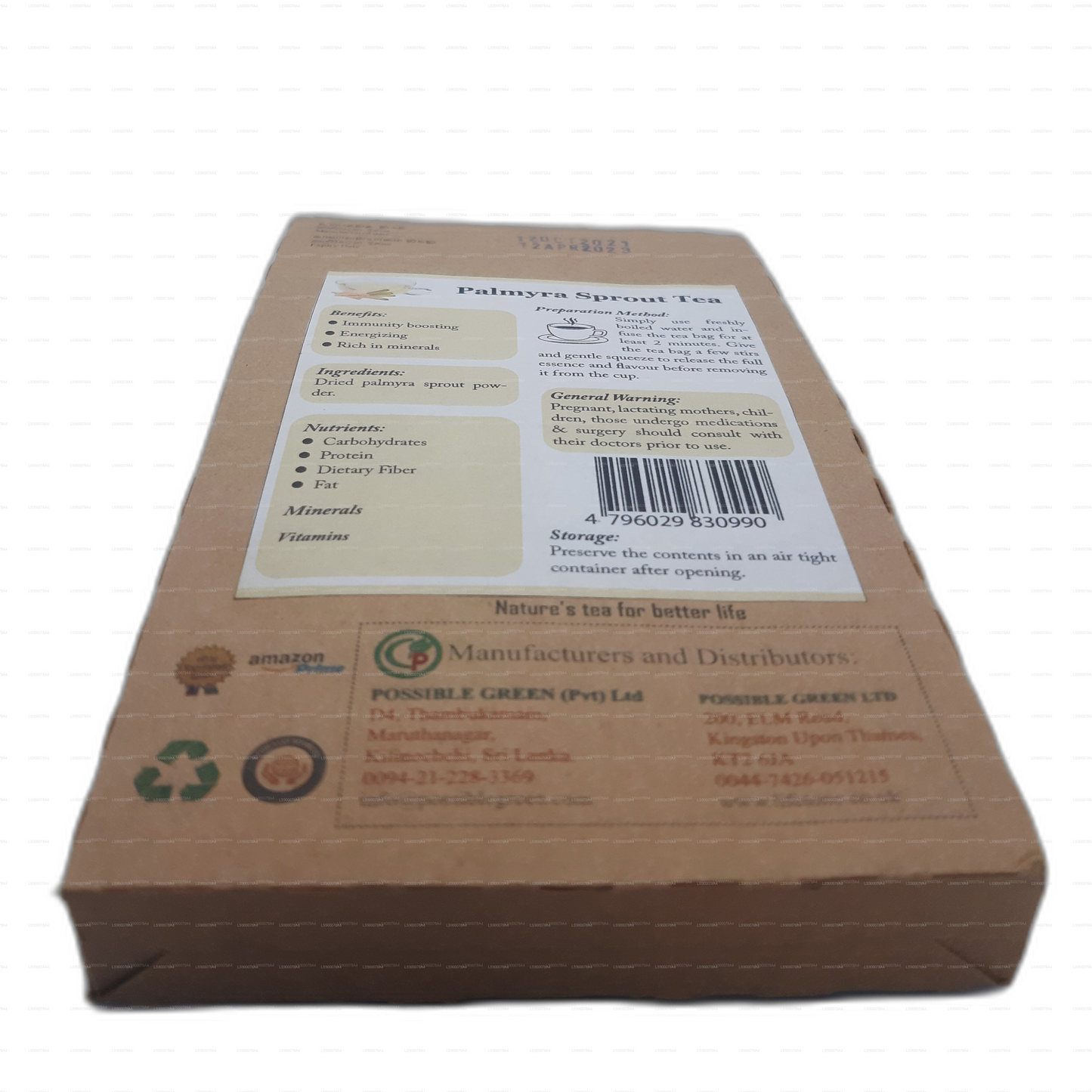 Lifetone Palm Sprouts Tea (40g) 20 Tea Bags