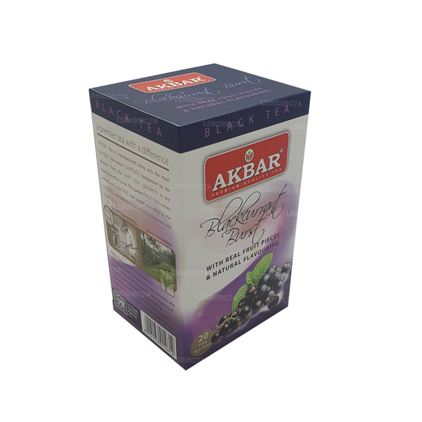 Akbar Blackcurrant Burst (40 g) 20 Folien-Teebeutel