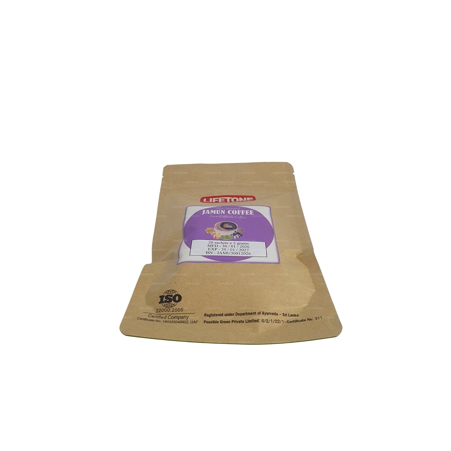 Café aux graines Lifetone Jamun (40 g)