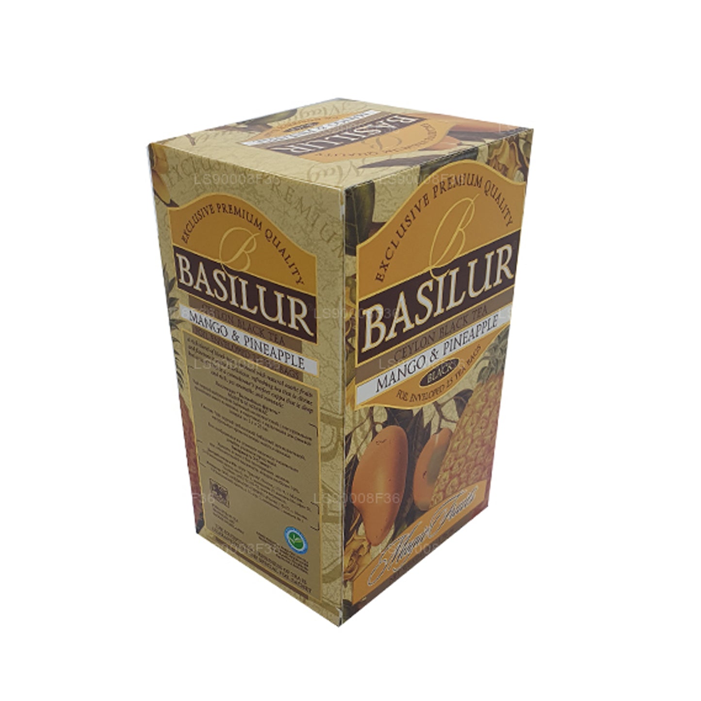 Basilur Magic Fruits Mango e Ananas (50 g) 25 bustine di tè