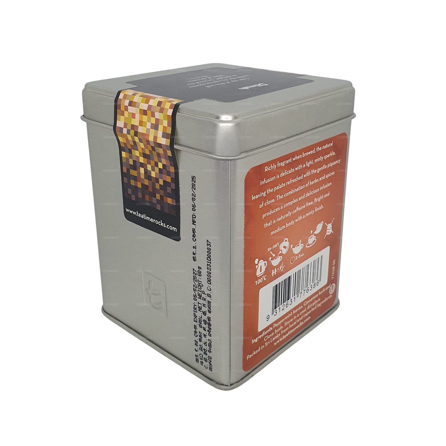 Dilmah t-Series Peppermint, Cinnamon and Clove (60g)
