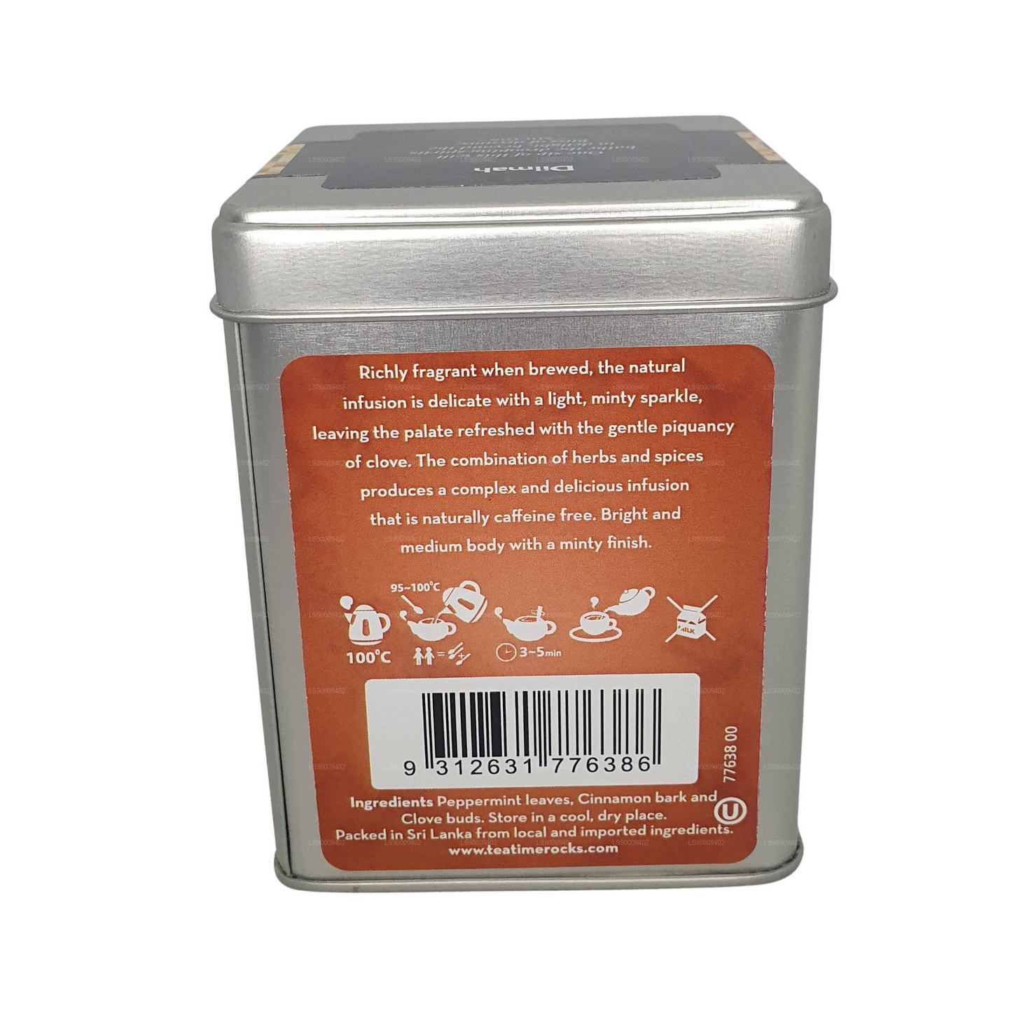 Dilmah t-Series Peppermint, Cinnamon and Clove (60g)