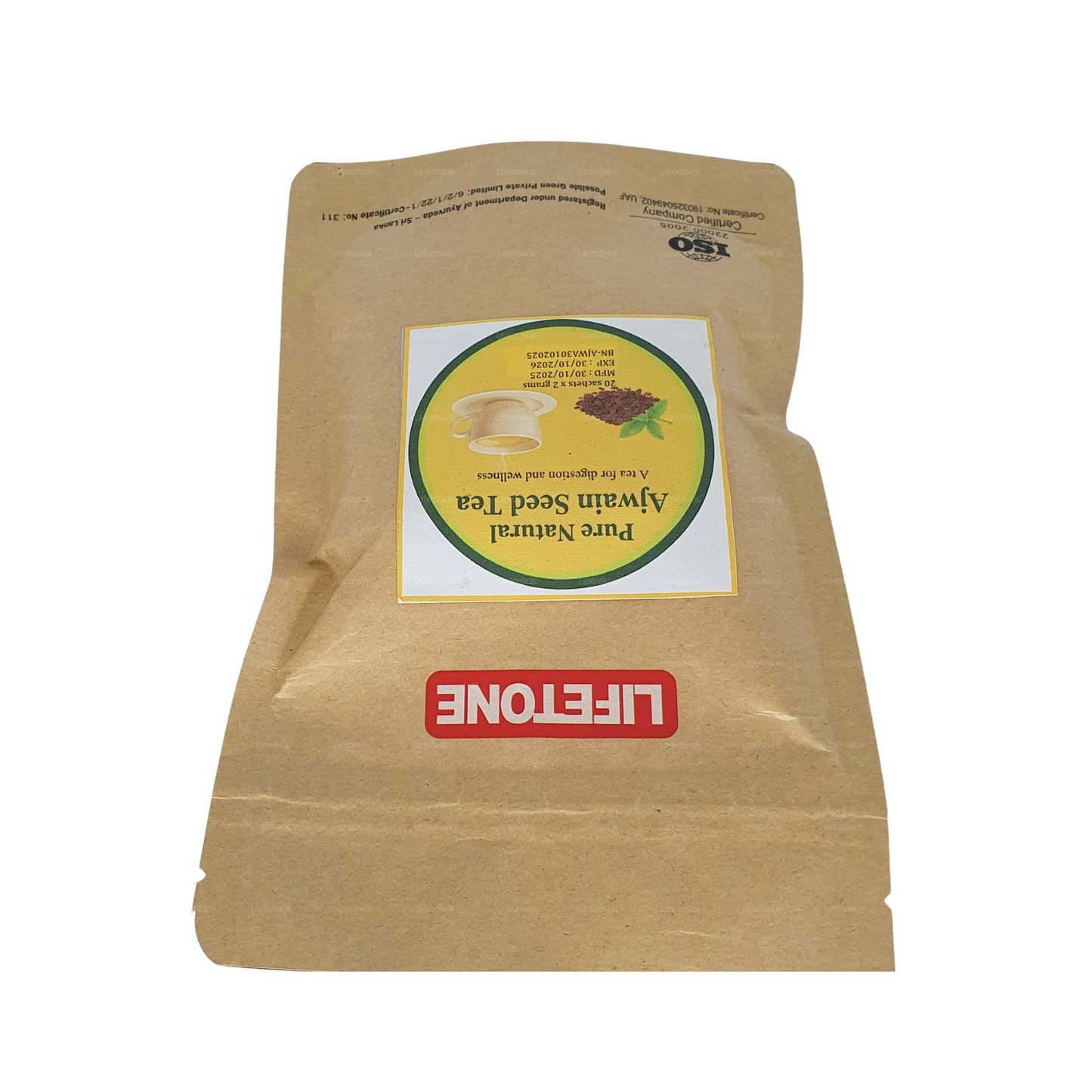 Lifetone Ajwain Seed Tea (30g) 20 Tea Bags