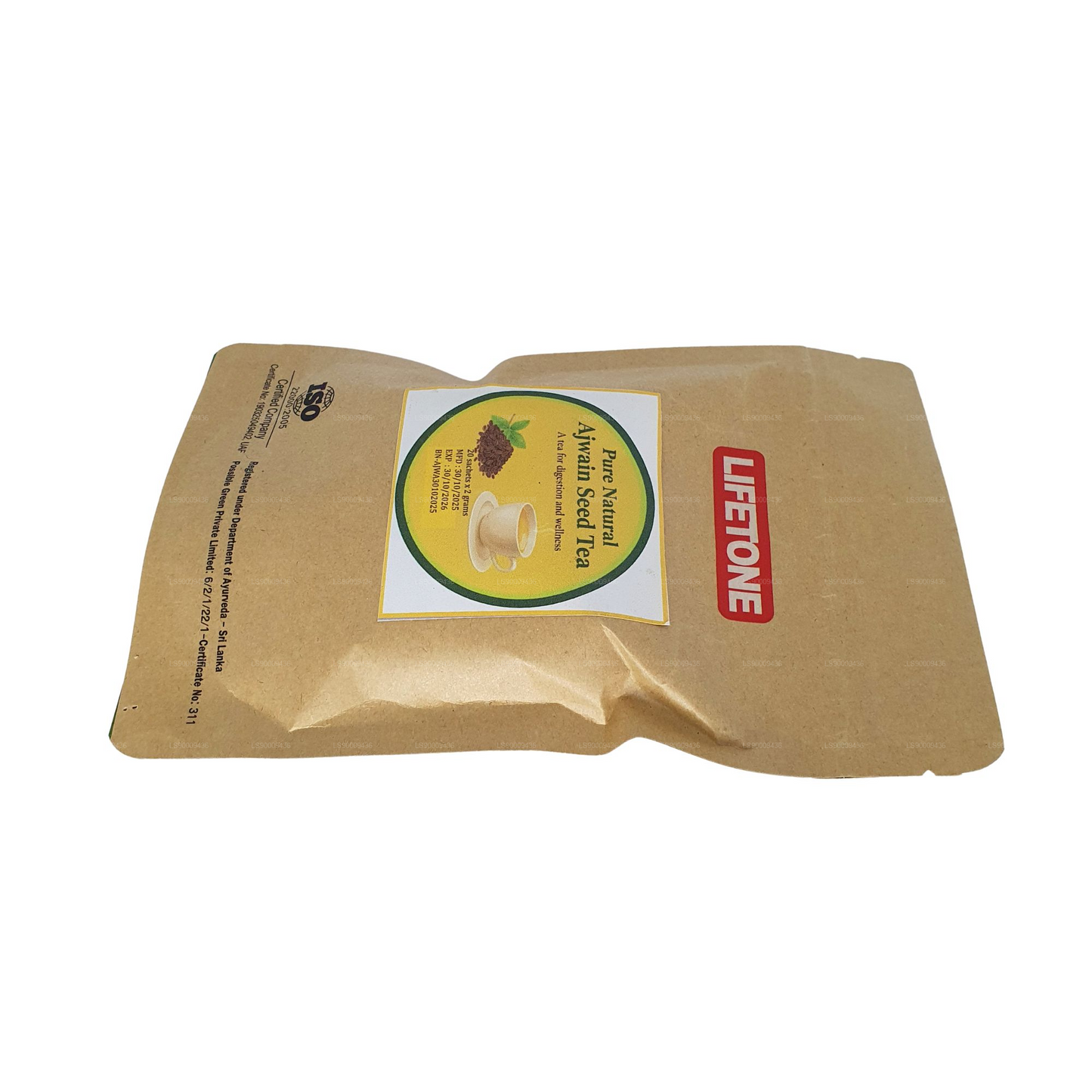 Lifetone Ajwain Seed Tea (30g) 20 Tea Bags