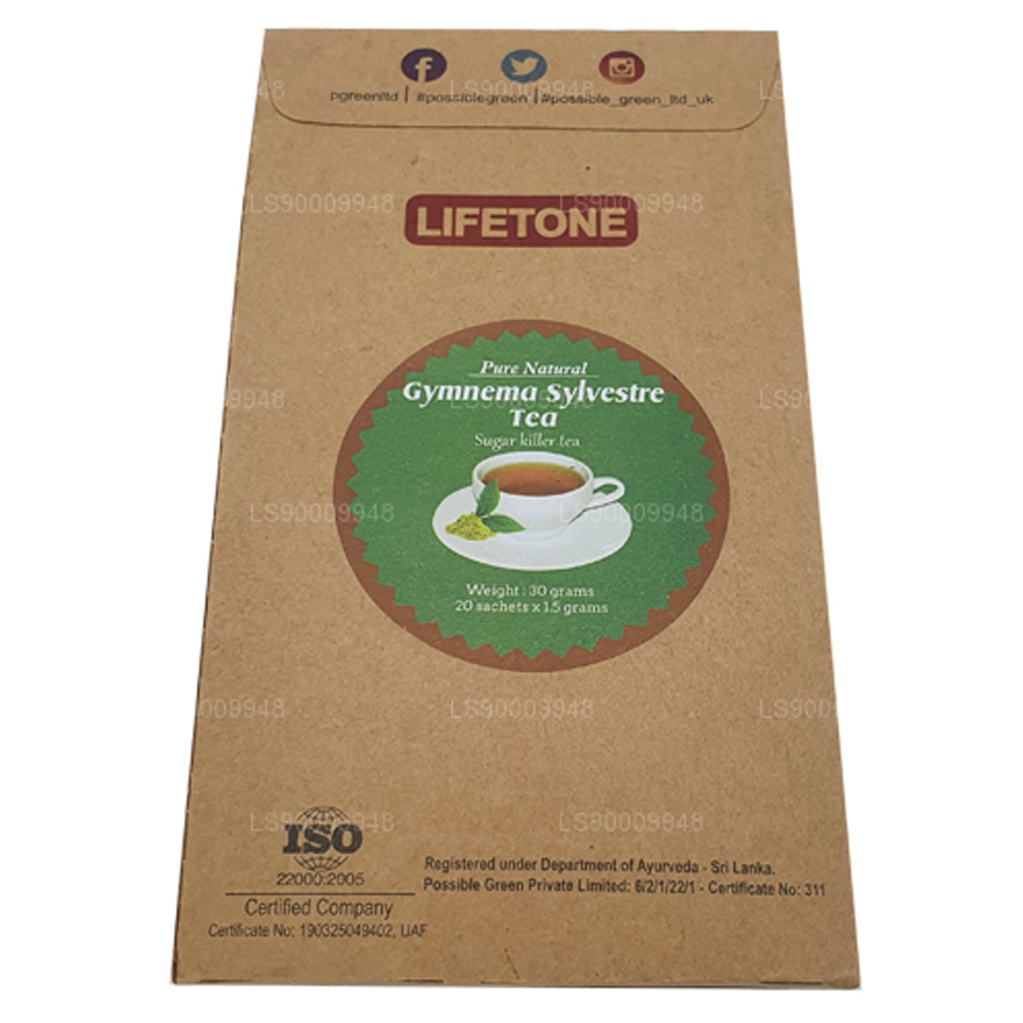 Lifetone Gymnema Sylvester Çay (40g)