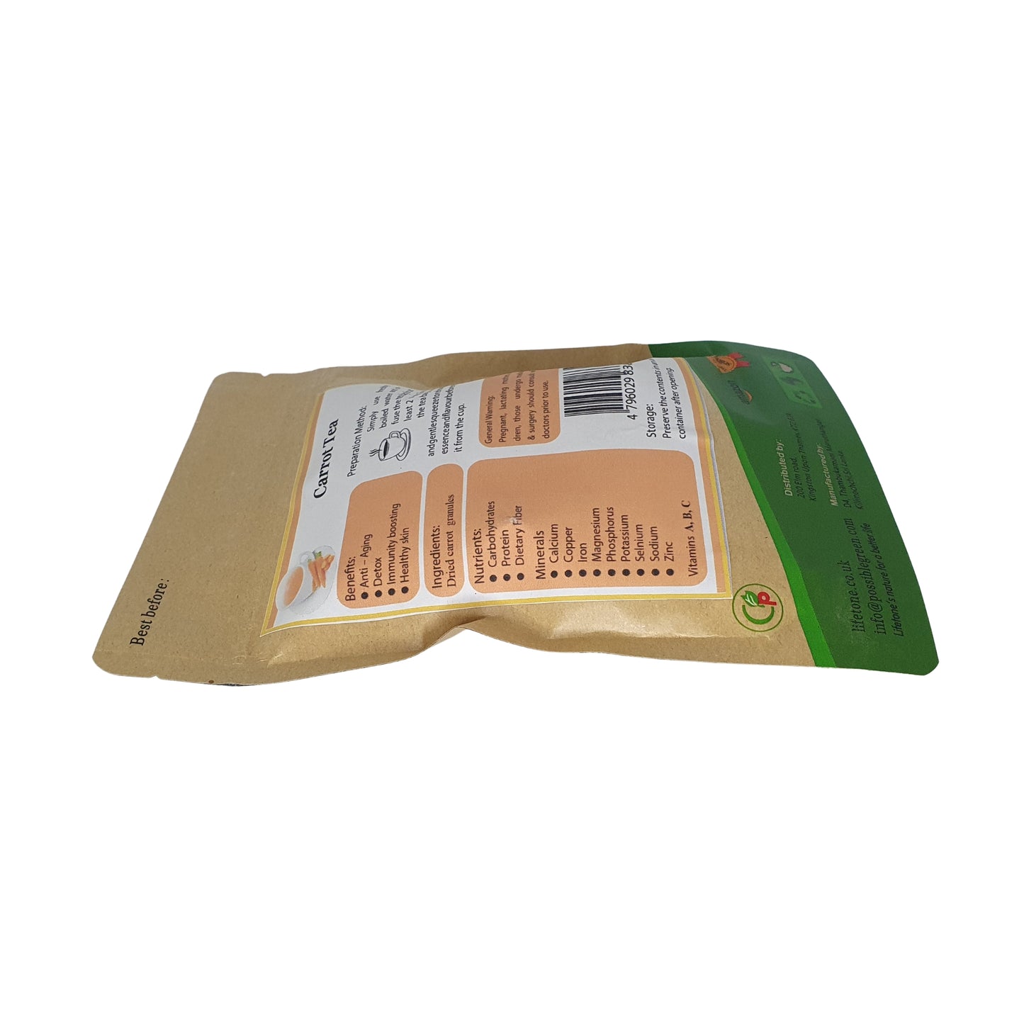 Pure natuurlijke wortelthee (40 g)