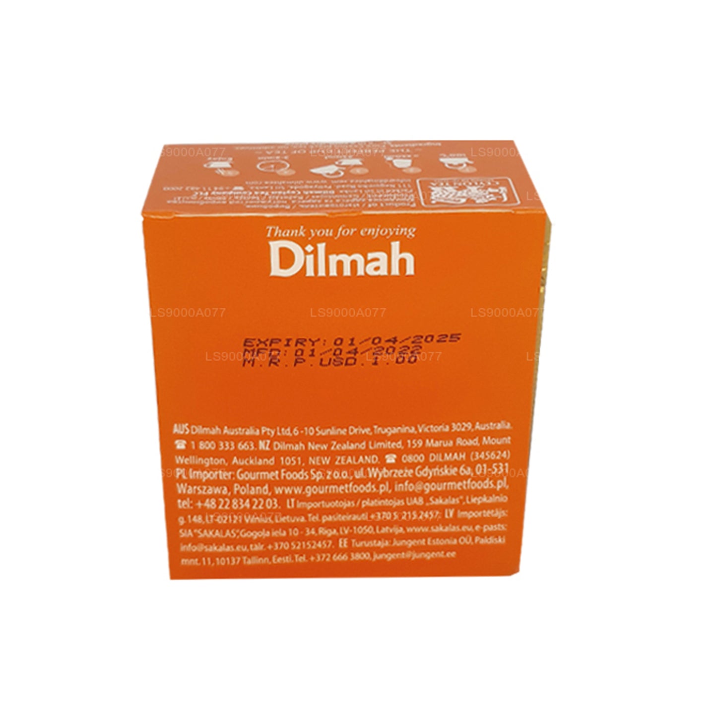 Dilmah Ceylon Supreme 10 teposer (20g)