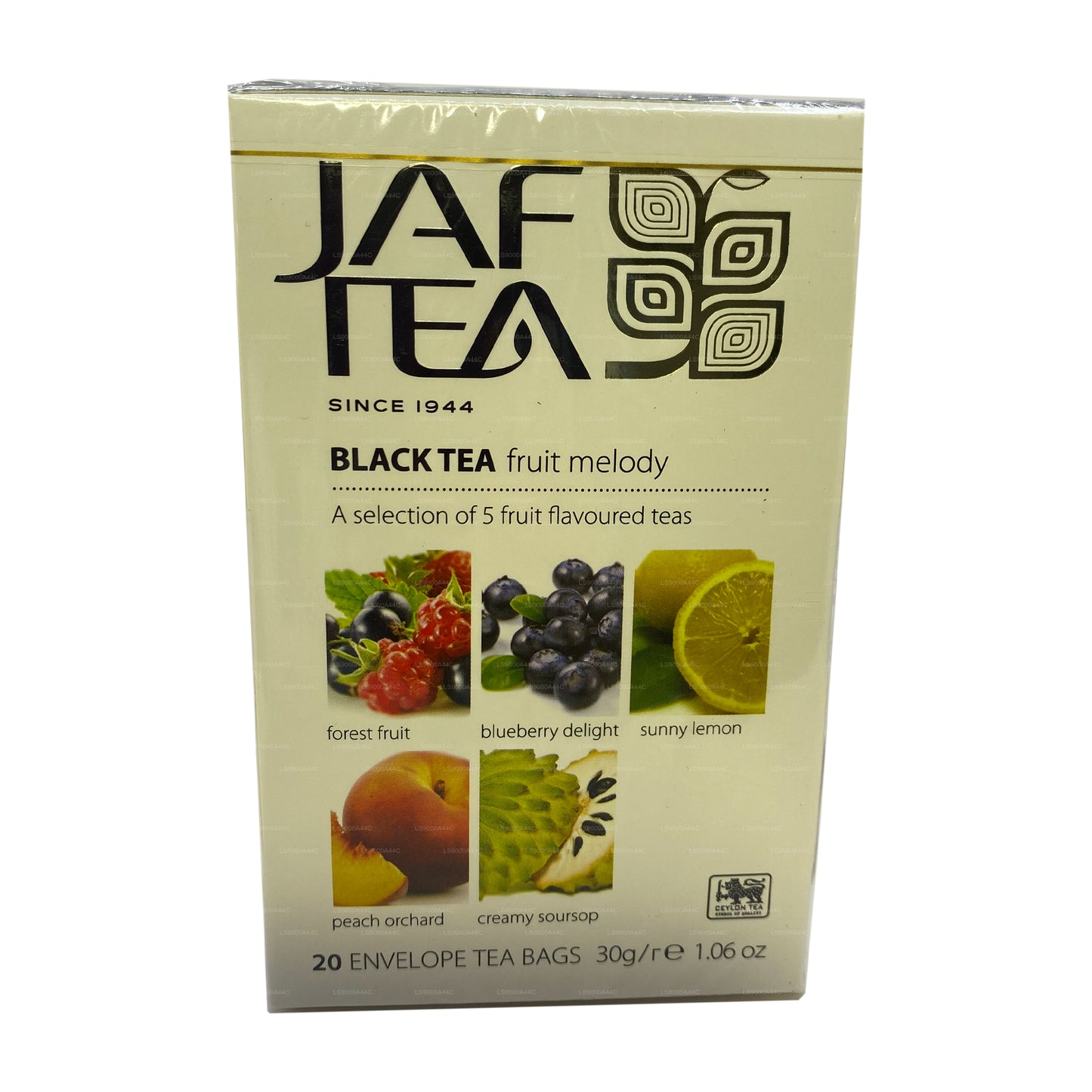Jaf te ren frukt samling svart te frukt melodi (30g) 20 tepåsar
