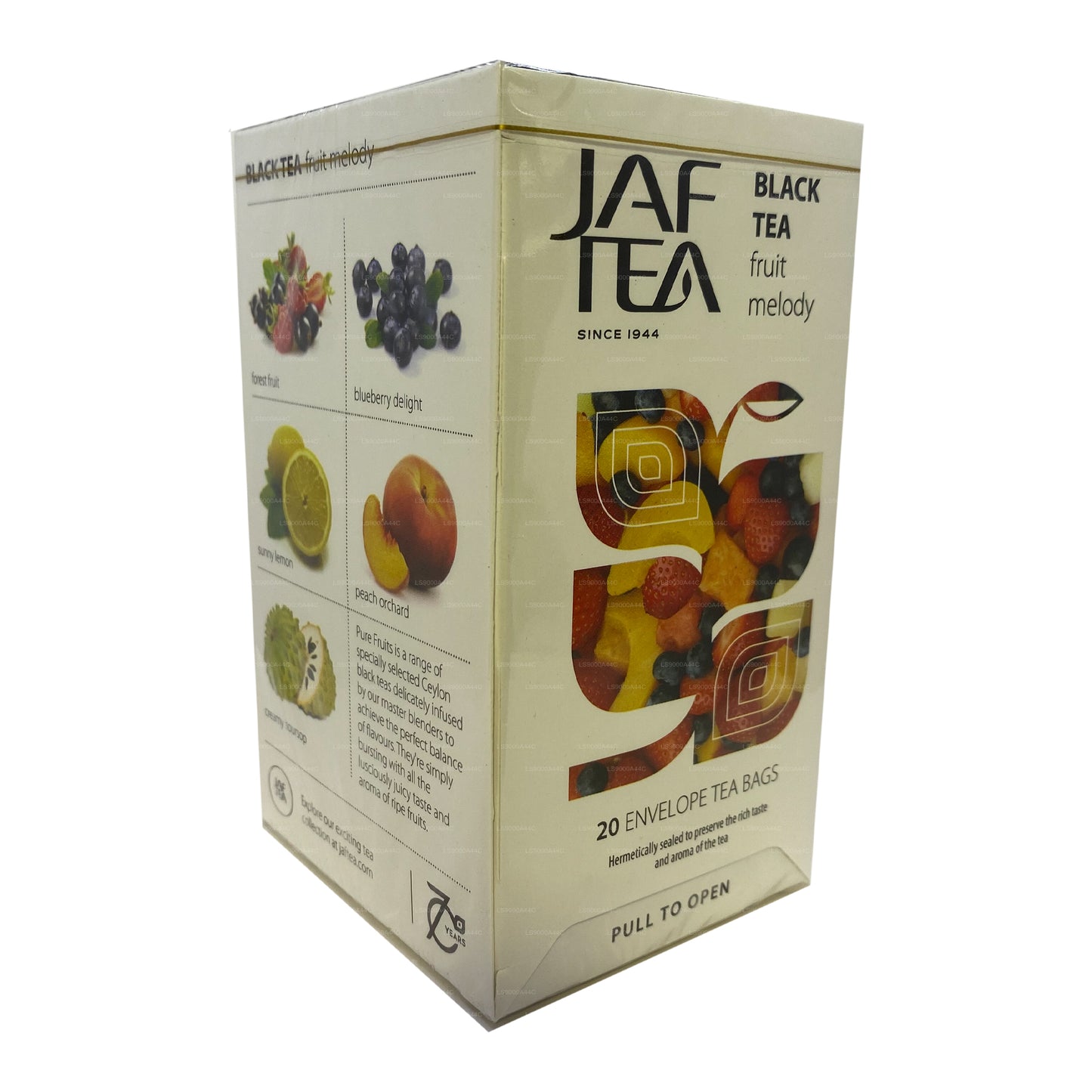Jaf te ren frukt samling svart te frukt melodi (30g) 20 tepåsar