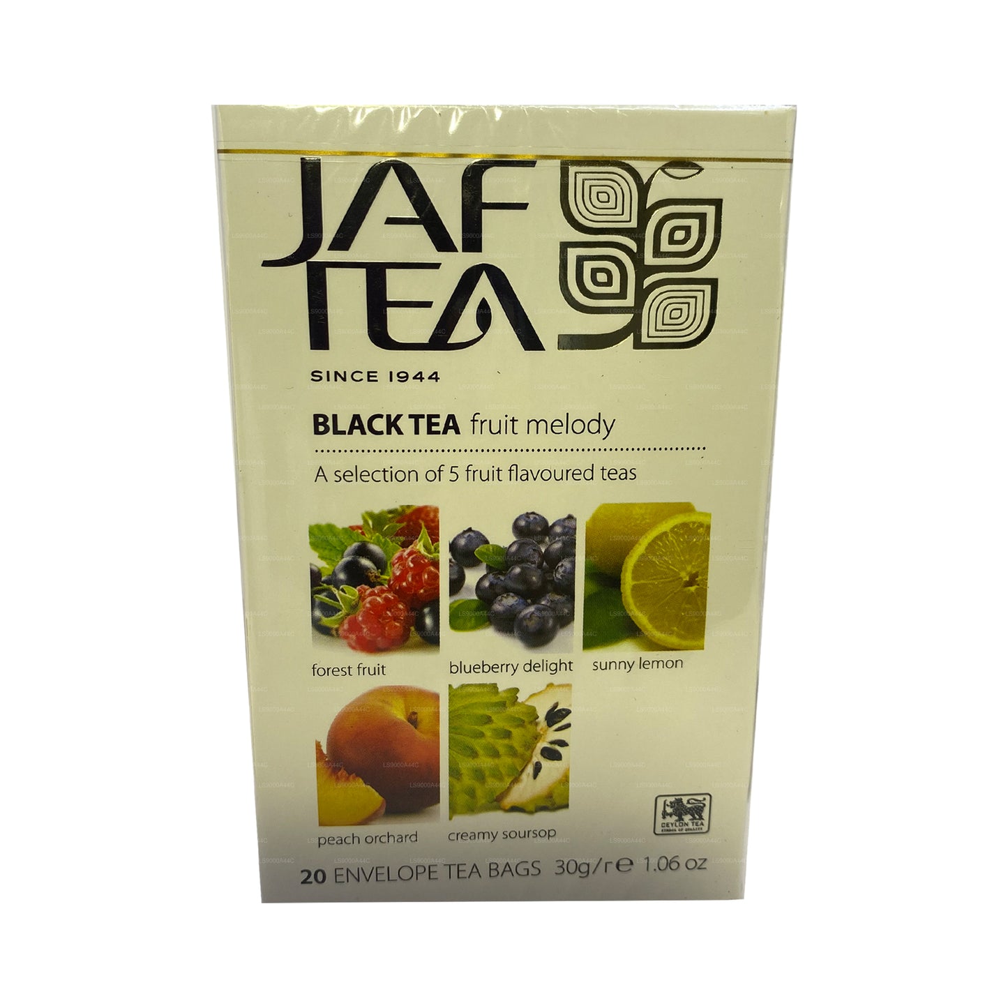 Jaf te ren frukt samling svart te frukt melodi (30g) 20 tepåsar