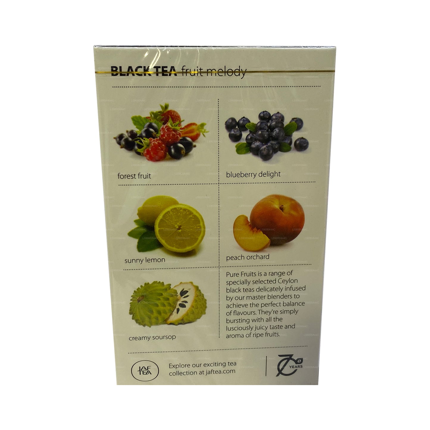 Jaf te ren frukt samling svart te frukt melodi (30g) 20 tepåsar