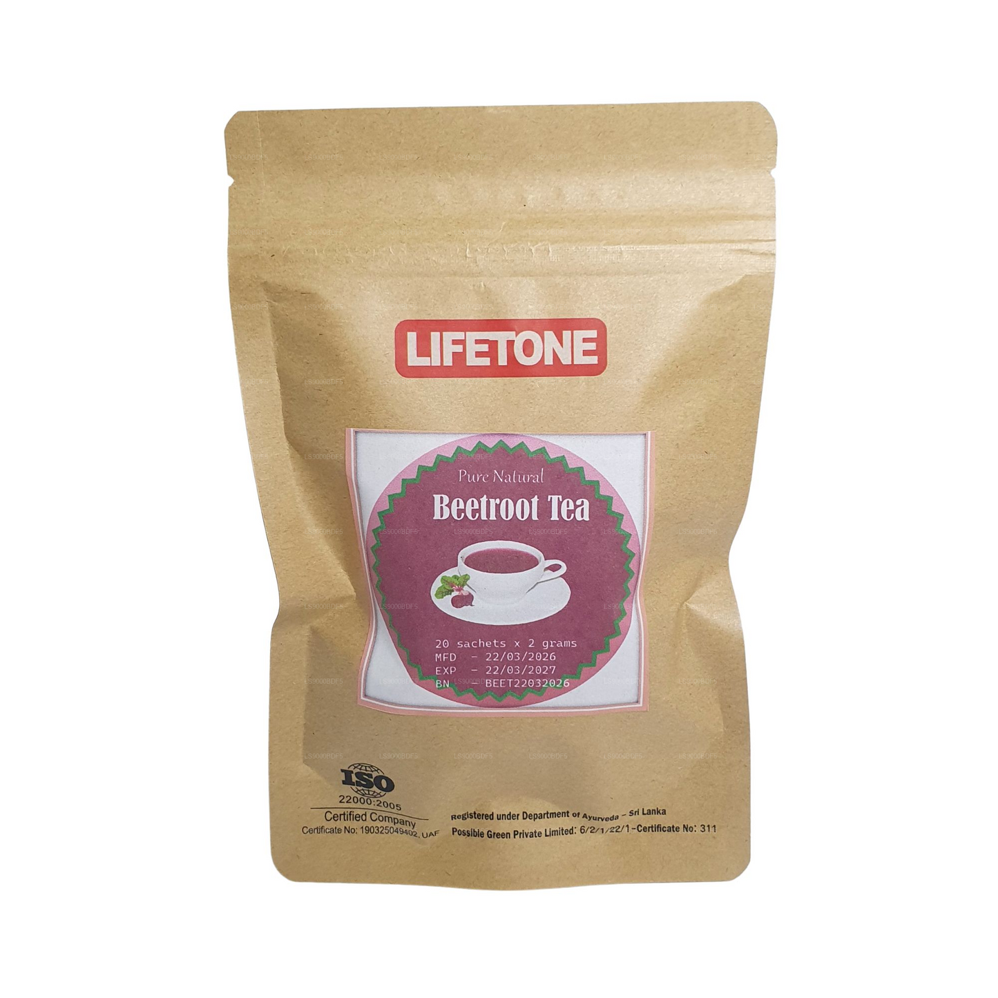 Lifetone rødbeder te (40g)