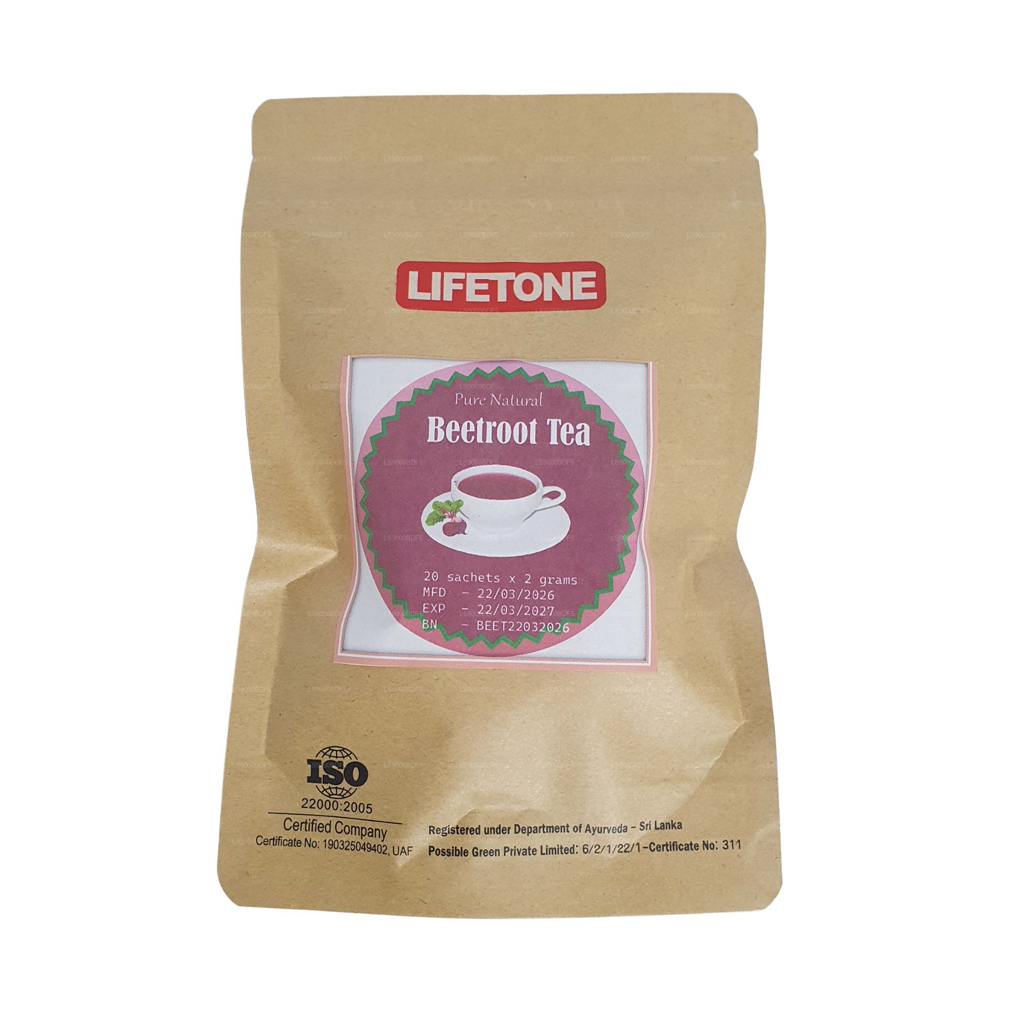 Lifetone rødbeder te (40g)