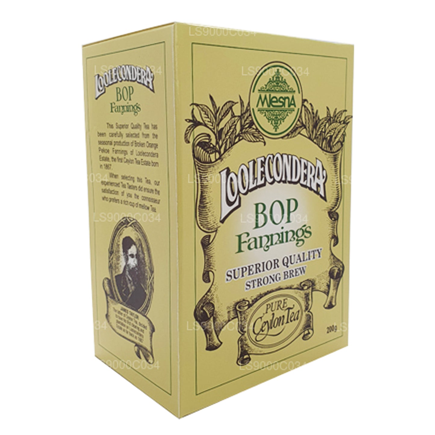 Mlesna Loolecondera BOP Fannings starkt bryggt löst te (200g)