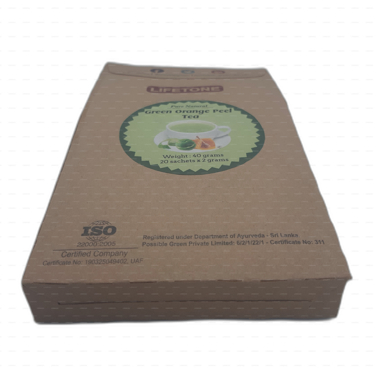 Lifetone Grüner Orangenschalentee (40g)