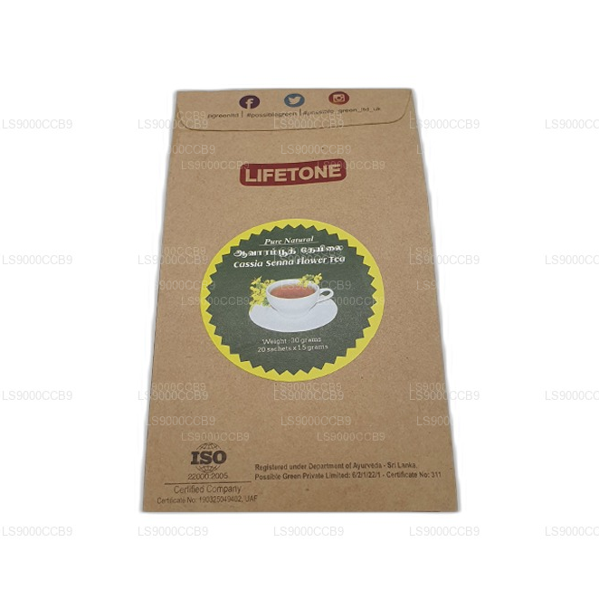 Lifetone Cassia Senna Flower Tea (40g) 20 Tea Bags