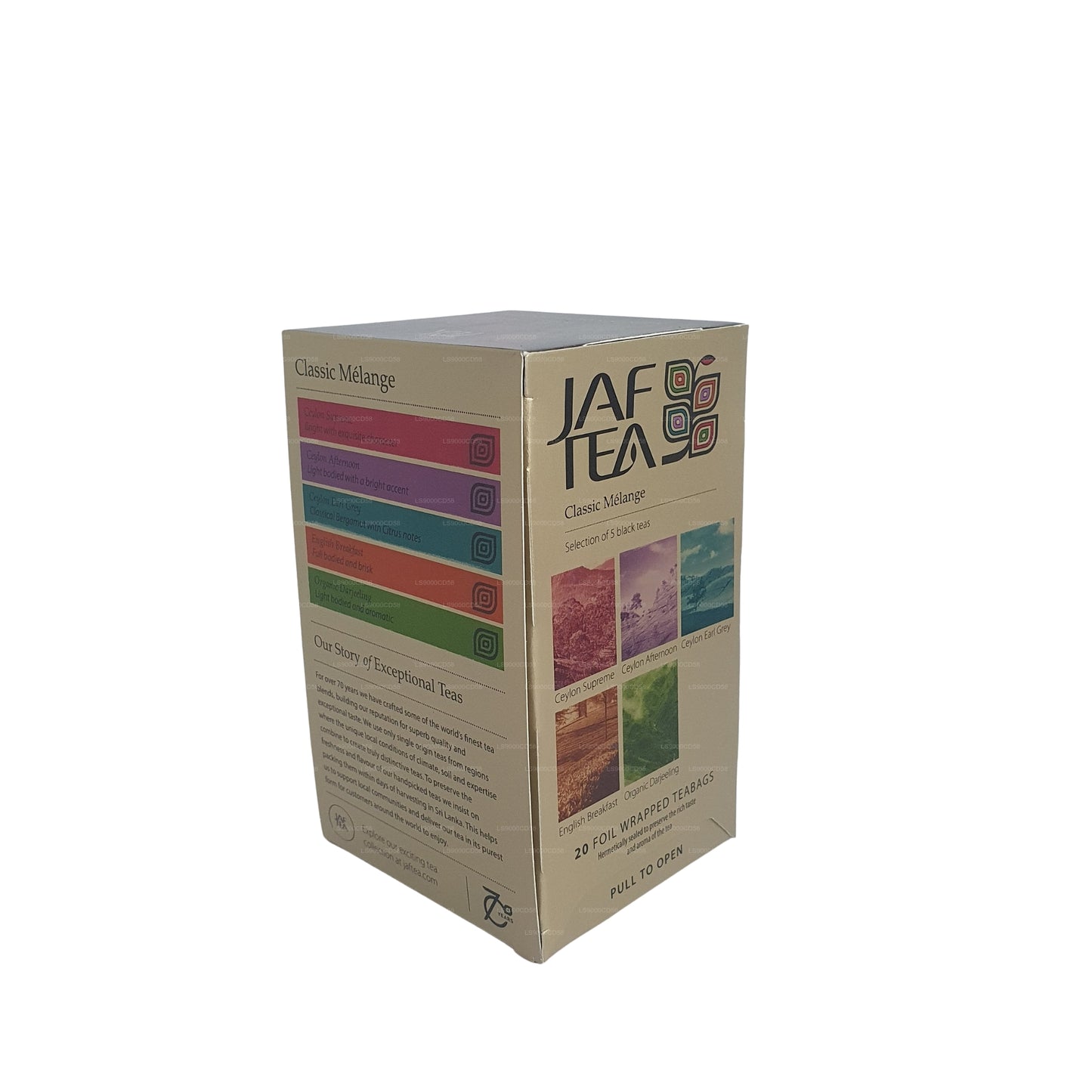 Jaf Tea Black Classic Gold Melange Gastro Teebeutel (5x4x2g)