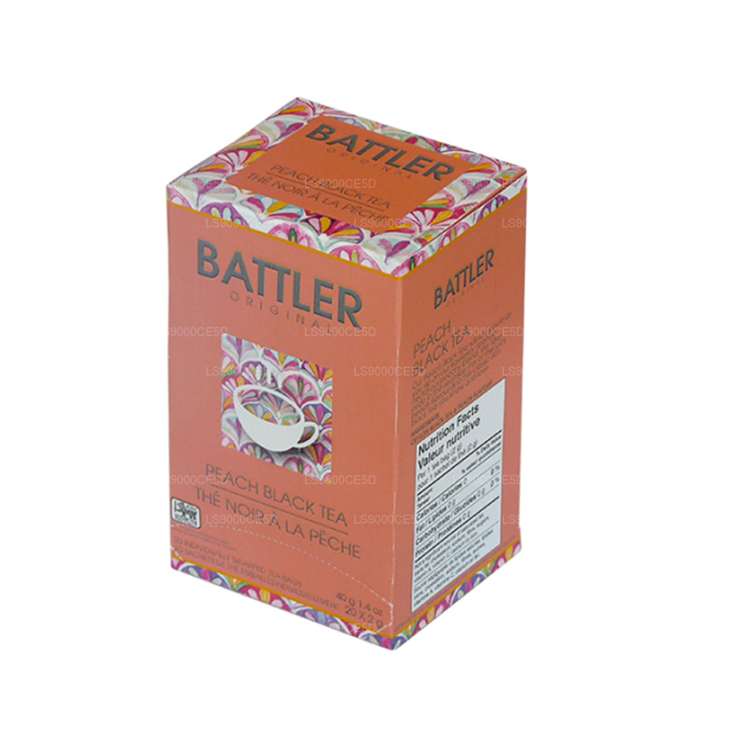 Battler Original Peach Black Tea (40g) 20 Tea Bags