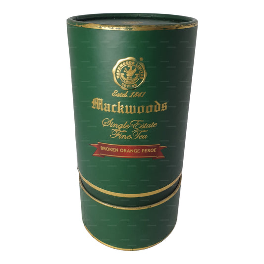 Mackwoods Single Estate, Loose Leaf, Broken Orange Pekoe (Bop) In A Cylinder (200g)