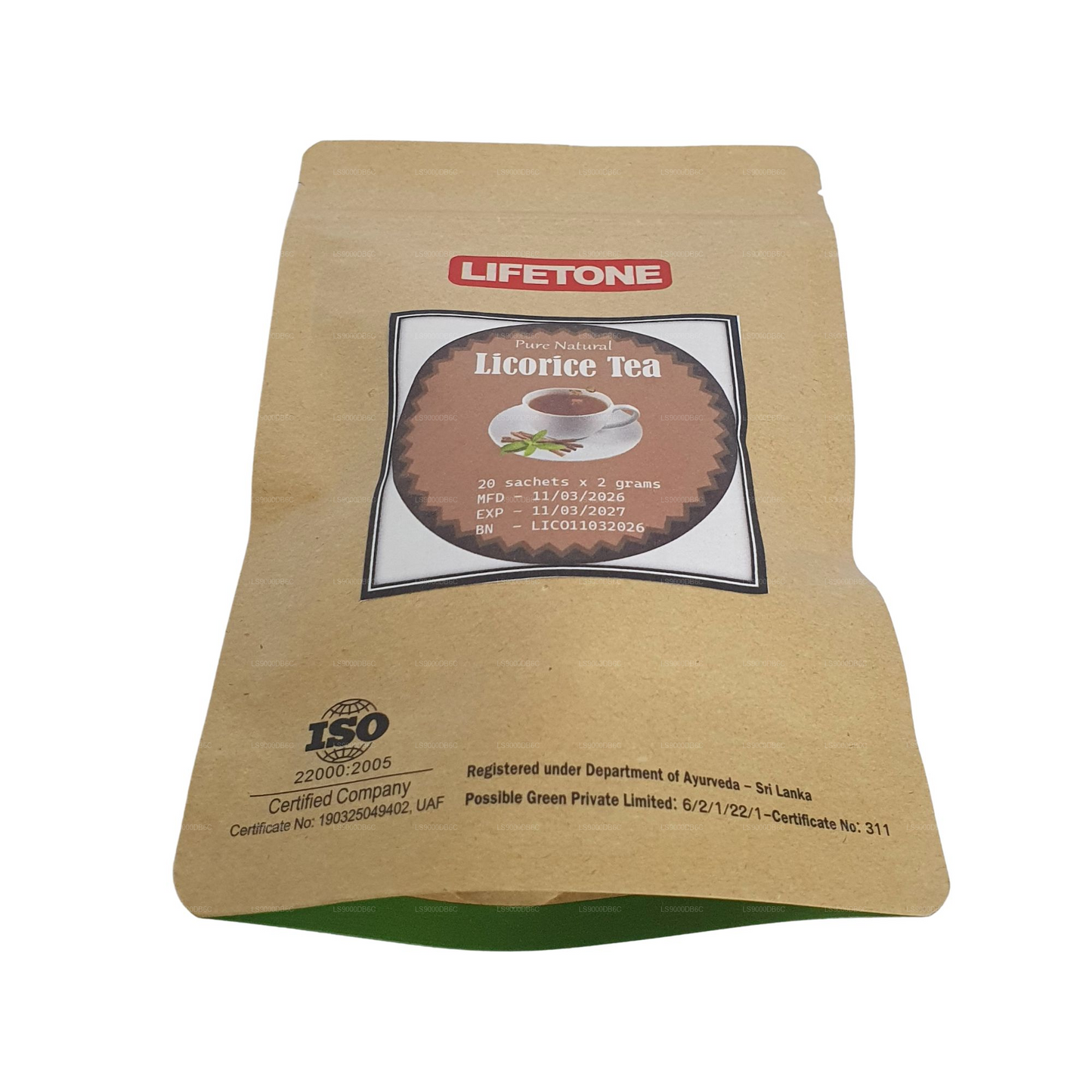 Lifetone Licorice Tea (40g) 20 Tea Bags