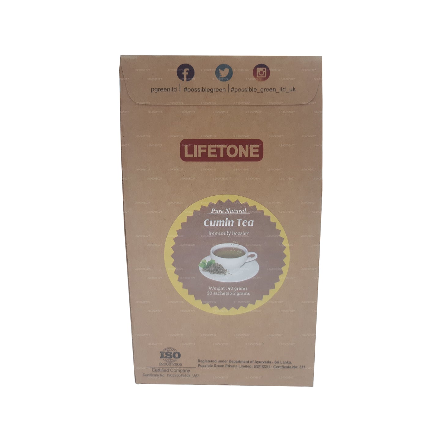 Lifetone Kimyon Çayı (40g) 20 Poşet Çay