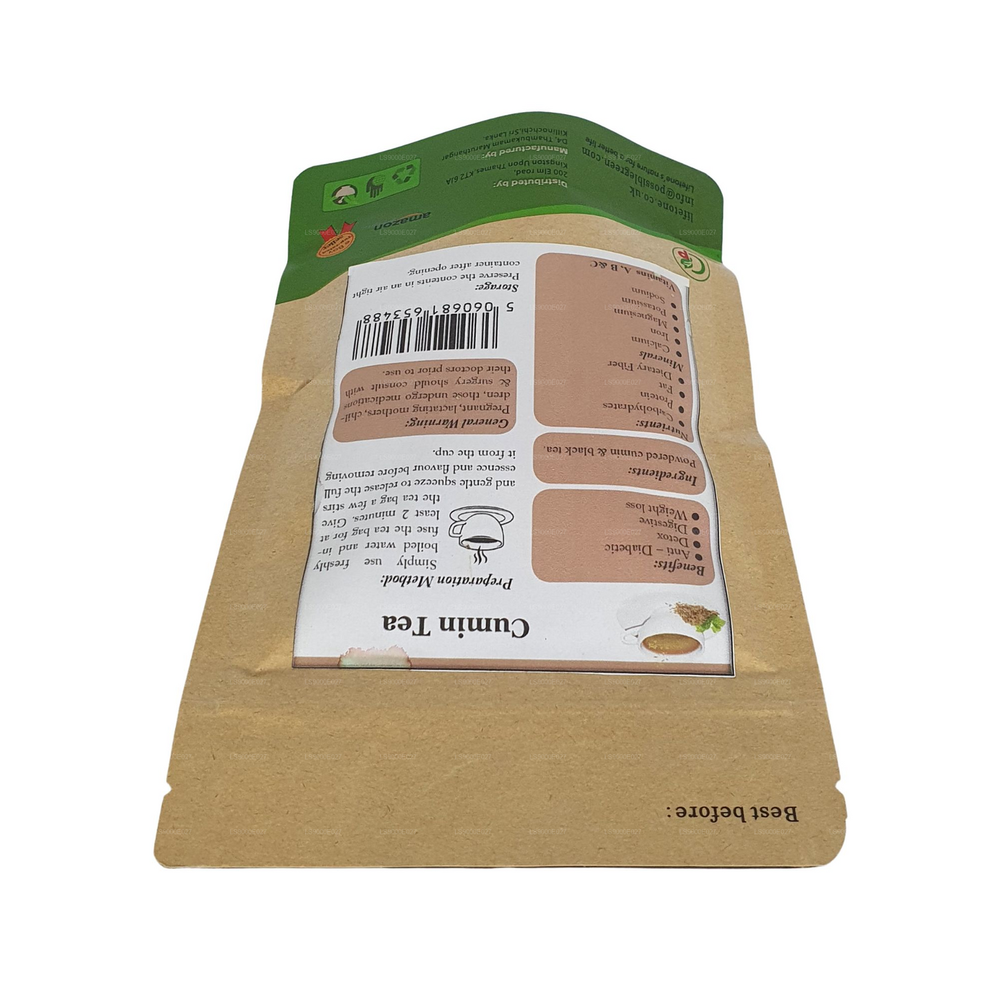 Lifetone Cumin Tea (40g) 20 Tea Bags