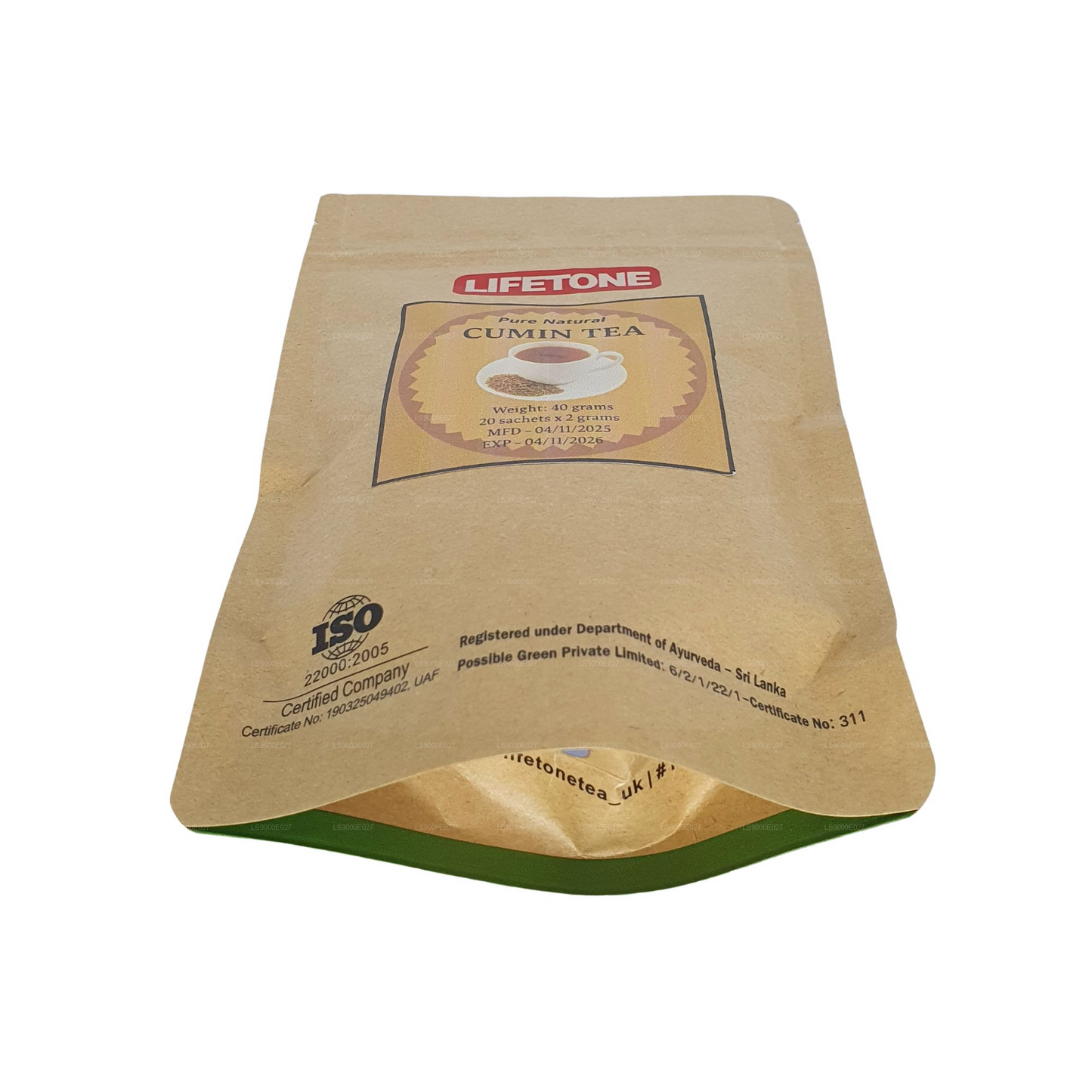 Lifetone Cumin Tea (40g) 20 Tea Bags