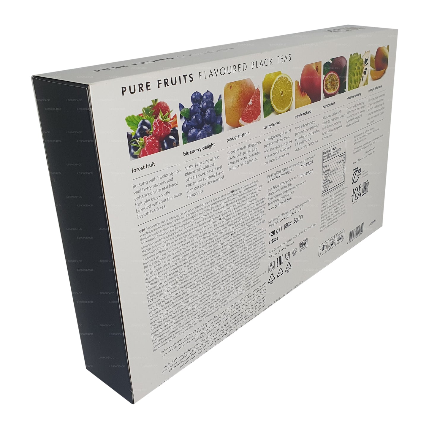 Jaf te ren frukt samling (120g) 80 tepåsar