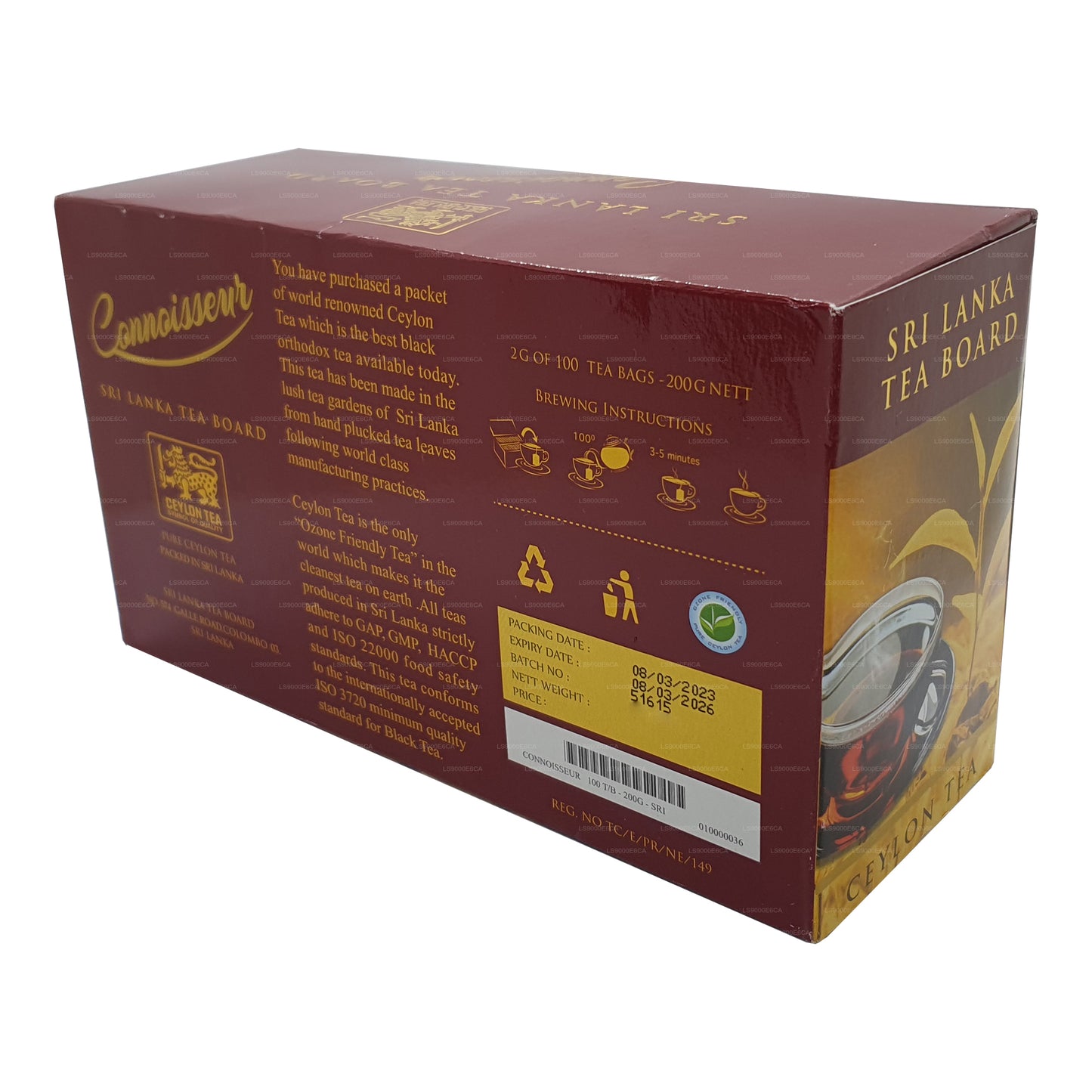 コニサー BOPF セイロンティー (200g) 20 ティーバッグ