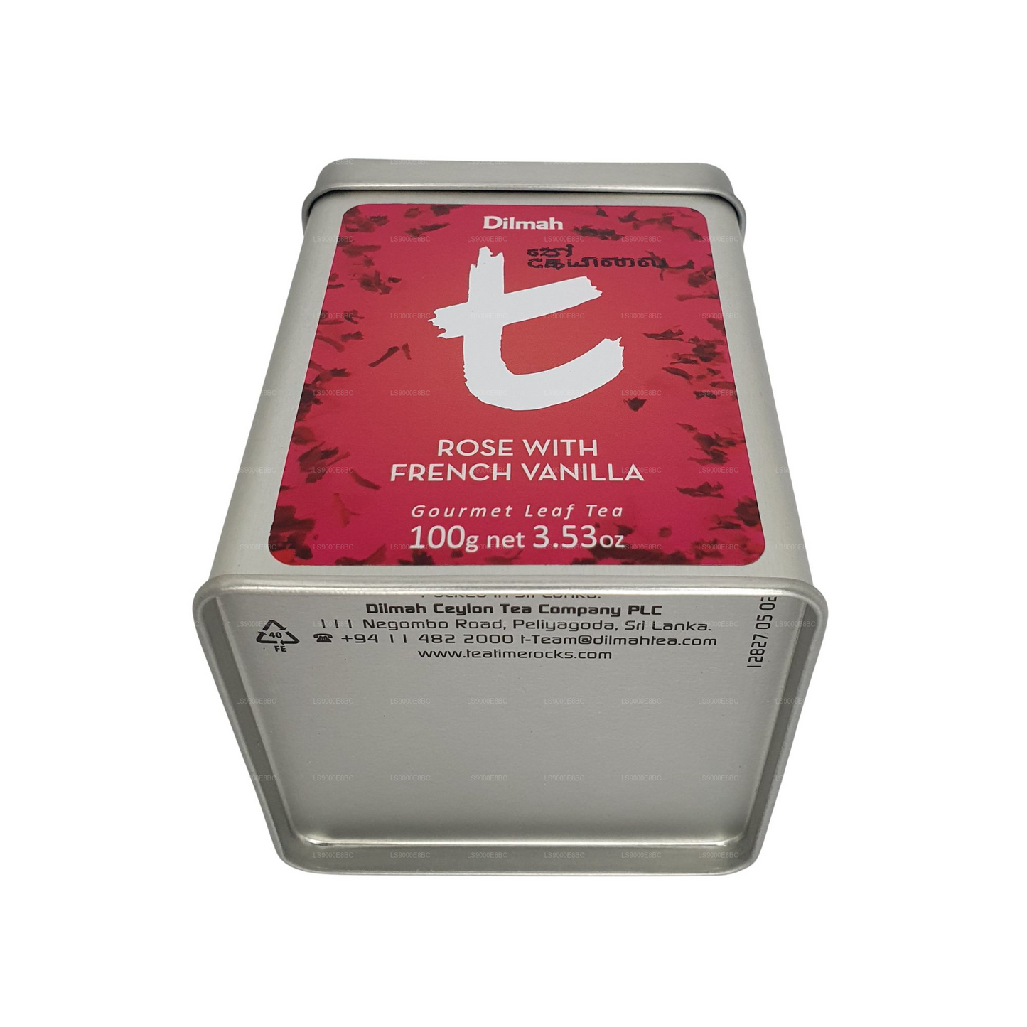 Dilmah T-serie Rose med fransk vanilje løs bladte (100g)