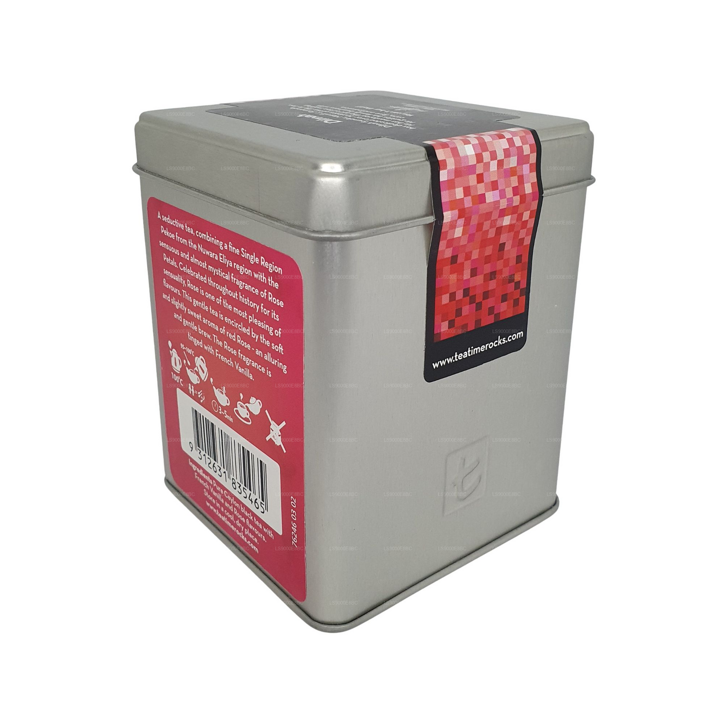 Dilmah T-serie Rose med fransk vanilje løs bladte (100g)