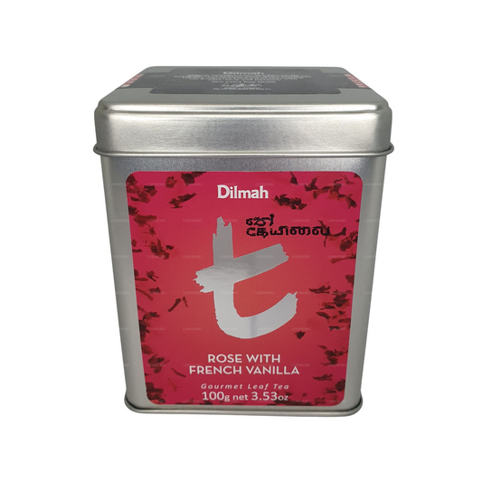 Dilmah T Serisi Fransız Vanilyalı Gevşek Yapraklı Gül Çayı (100g)