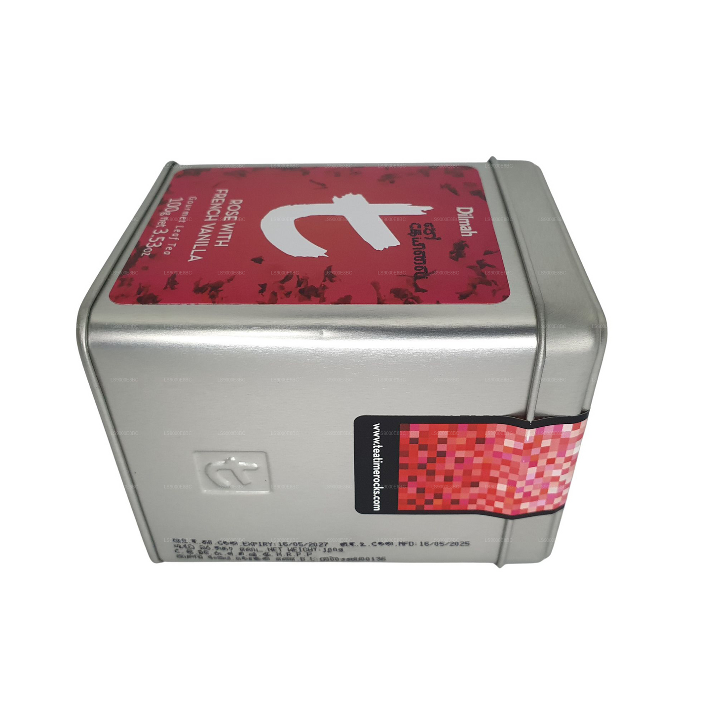 Dilmah T-serie Rose med fransk vanilje løs bladte (100g)