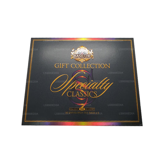 علبة هدايا باسيلور الكلاسيكية المتنوعة (115 جم) 60 كيس شاي مغلف