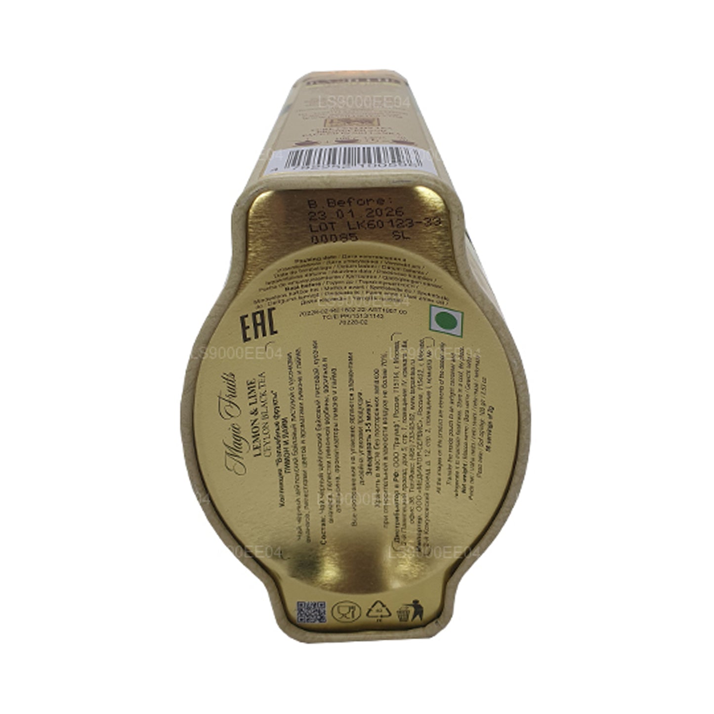 Basilur Magic Frugt Citron og lime (100 g) Tin Caddy