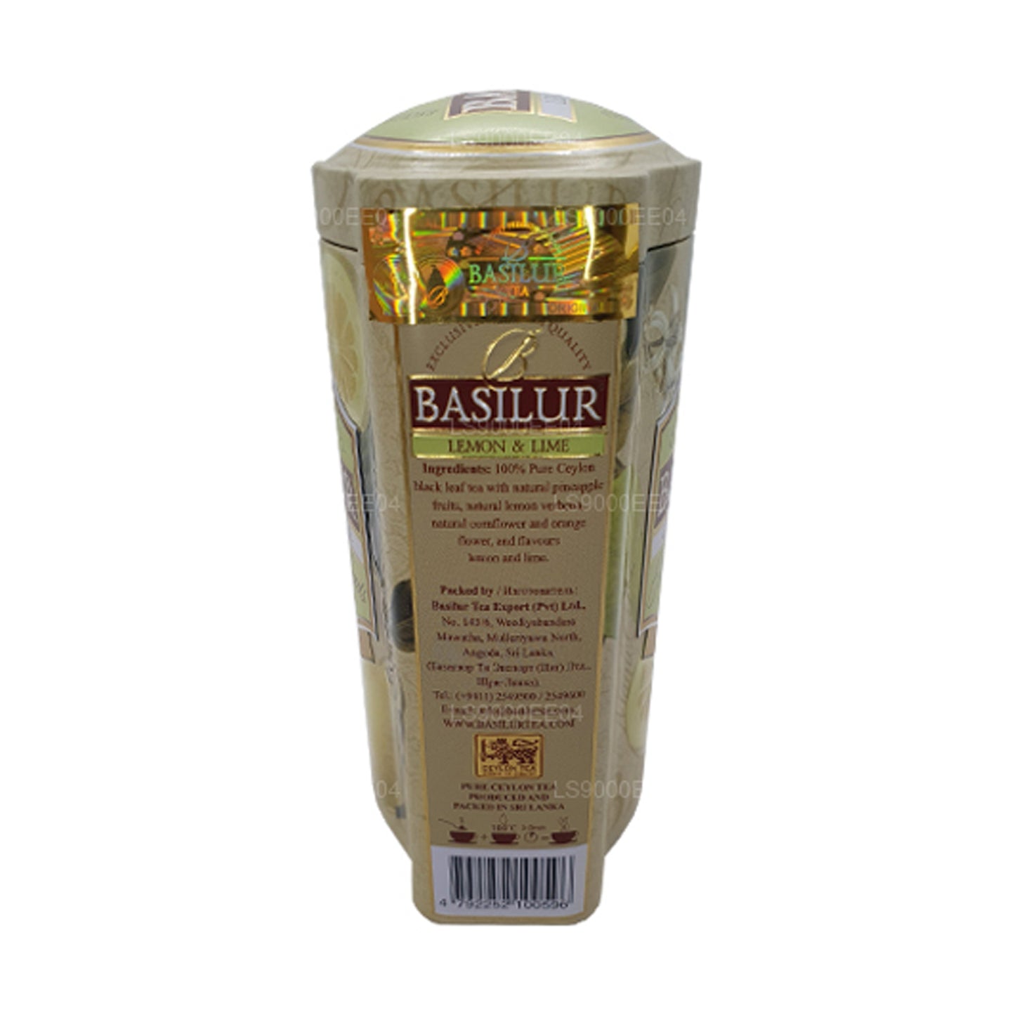 Basilur Magic Frugt Citron og lime (100 g) Tin Caddy