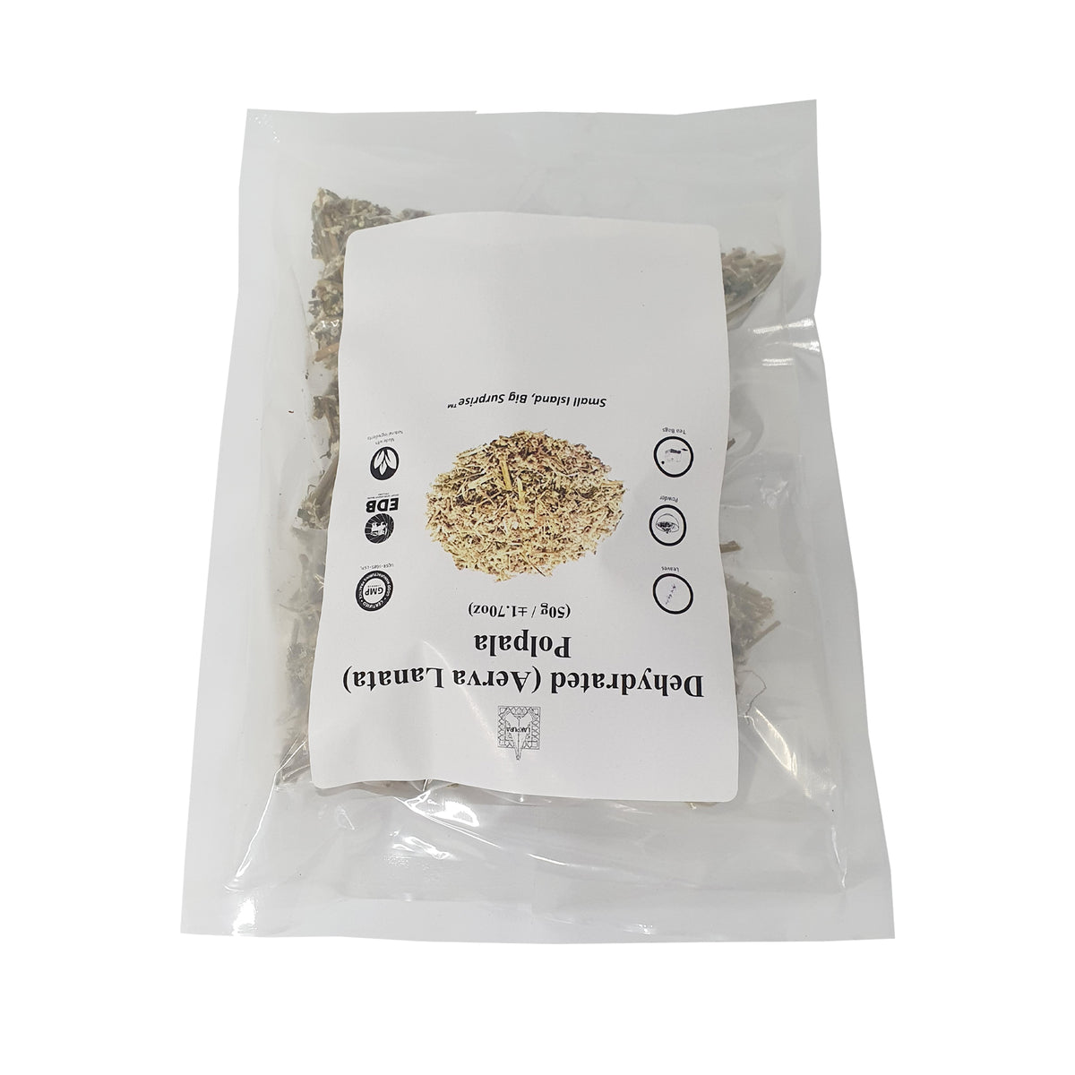 Confezione di polpala disidratata Lakpura (Aerva Lanata) (100g)